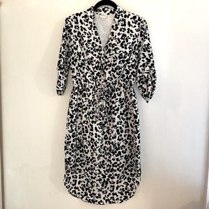 MERONA leopard print XS high/low dress